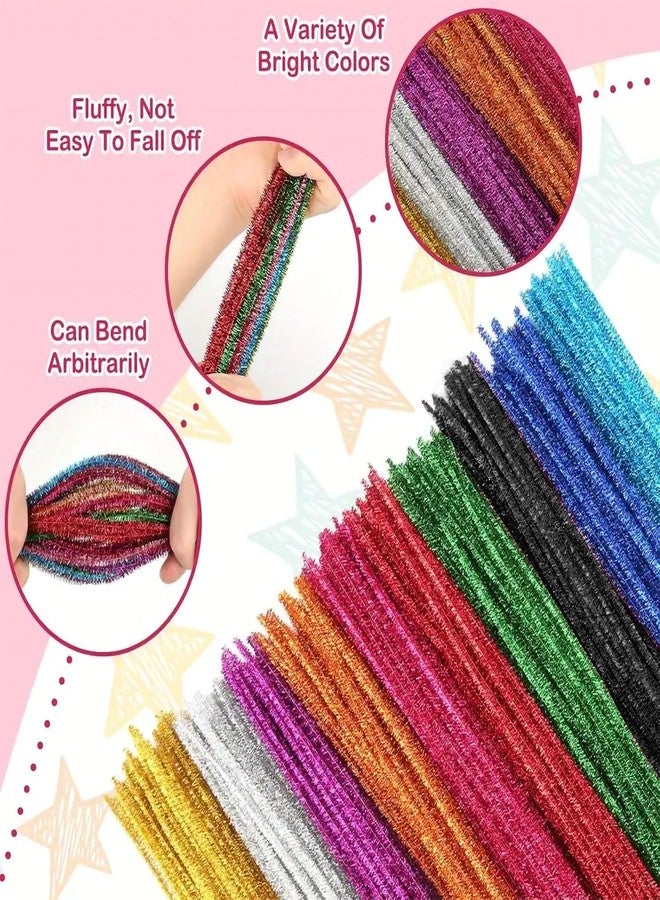 INDIKONB Pipe Cleaner Multicolour Combo Set for Art and Craft | Soft & Flexible Craft Materials for Kids Activities, DIY Projects, Flower Making, and Decorations (100 Pcs) - Image 2